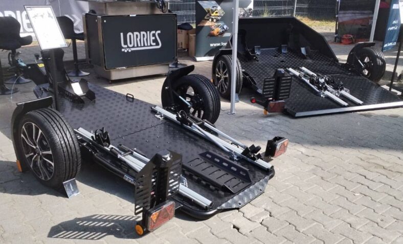 Lorries Motorradanhänger MT-2 Black Edition Laner Anhänger