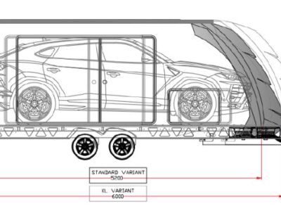 Turatello Autotransporter T35 3500kg Laner Anhänger