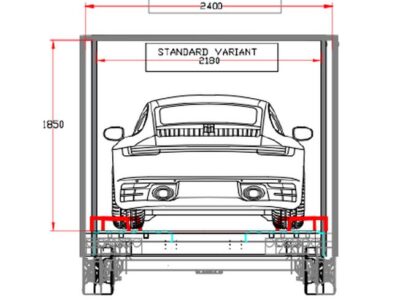 Turatello Autotransporter T35 3500kg Laner Anhänger